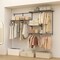 4-8 FT Wall Closet Storage System with Adjustable Shelves and Rods
